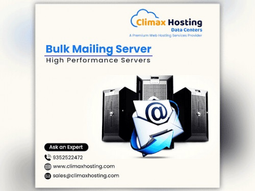 Climax Hosting is one of the largest and fastest bulk email service providers in India. which is useful for beginner-friendly email marketing services. We count as the best bulk email service provider in India in the list of bulk email software providers that helps businesses to reach their audience by sending newsletters and promotional emails. It’s a cost-effective marketing solution. It’s much cheaper and easier than running TV ads or print ads.
https://www.climaxhosting.com/bulk-mailing-server.php