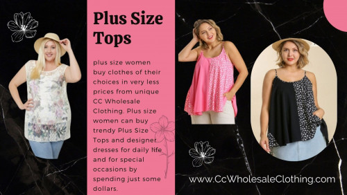 For more details you can visit at: https://www.ccwholesaleclothing.com/TOPS_c_118.html