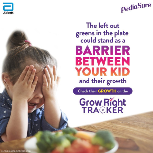 1 in 5 kids fall short of key nutrients. Give Pediasure's healthy drink for your fussy eater kids. Also, take the First Step To Grow Right and track their growth with PediaSure's Grow Right Tracker.
Know More Here: https://pediasure.in/