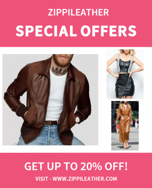 ZippiLeather provides special offers on leather apparel for both men & women. Shop now!