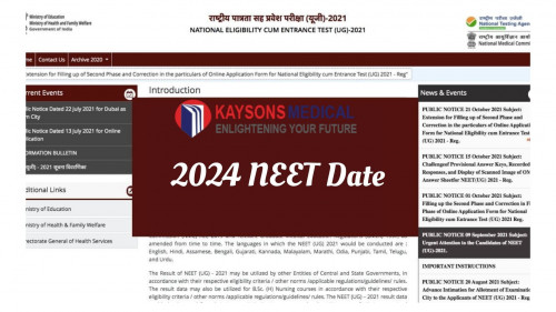 2024 NEET date