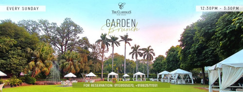 We'll see you rejoicing at The Garden Brunch. Offering some of the most delectable meals, the restaurants & bar at The Claridges, New Delhi, proffer a bouquet of gastronomic delights for all visitors to unwind. https://www.claridges.com/the-claridges-new-delhi-offers
