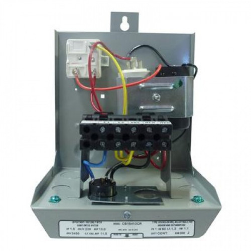 This control box is specifically designed for 1.5HP, 3 wire, 230V, 1 phase Goulds and Myers pumps with either CentriPro or Pentek motors. https://www.aquascience.net/goulds-control-box-for-3-wire-1-5hp-230v-motors