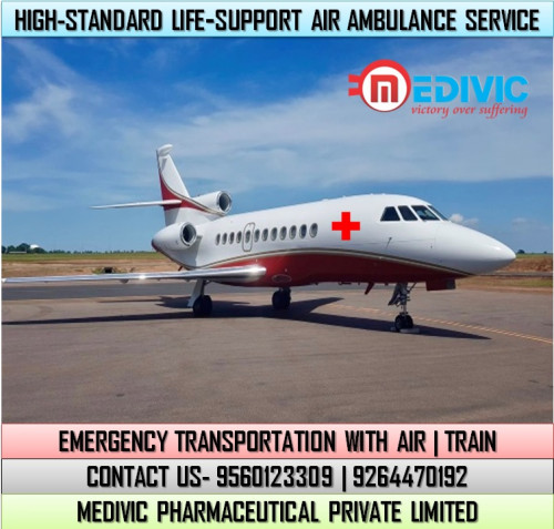 Now, book the services from Medivic Aviation Air Ambulance from Guwahati which is also providing you high-class features that can be used at the time of relocation in an emergency condition. These all are very useful to render the solution for patient relocation where you want. You can avail this service at a very low cost and it is very popular. It is really very good to afford a charter and commercial flight.

Website: https://www.medivicaviation.com/air-ambulance-service-guwahati/