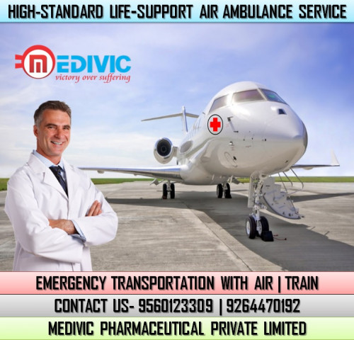 At the moment, the citizen persons will reserve this low-cost Air Ambulance Service in Patna that's enthralled by not any alternate Medivic Aviation to serve the inhabitant people for the at ease patient uneven services. We have a preference to relocate their disaster serene to the other major city hospital at any shot time period at an extremely cut-price rate.

Website: https://www.medivicaviation.com/air-ambulance-service-patna/