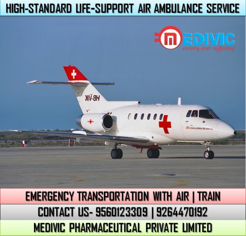 Immediately contact Medivic Aviation Air Ambulance in Ranchi which is available to move any seriously ill patient to any city destinations in entire India and all over worldwide. We are providing 24x7 hours air ambulance service provider company with a top-class medical ICU setup facility and shift the ailing patient's bed to bed facility and save the patient’s life.

Website: https://www.medivicaviation.com/air-ambulance-service-ranchi/