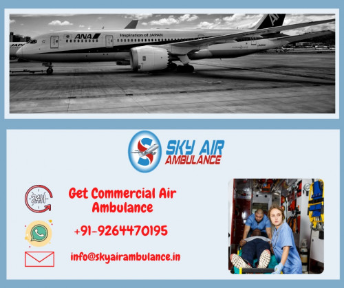 If you want to get the benefit of ICU upgraded emergency air ambulance services in Patna then you have to call the Sky Air Ambulance because it provides matchless medical support during patient transportation.
More@ https://bit.ly/3ts20px