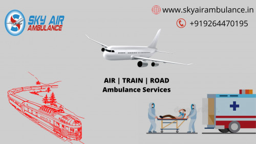 Sky Air Ambulance from Patna provides all medical amenities for the patient during evacuation. So if you need to get a hi-tech ICU setup Air Ambulance Service in Patna with ICU expert medical staff aid,  you can choose our Air Ambulance Services without delay.
More@ https://bit.ly/2U7PdDU