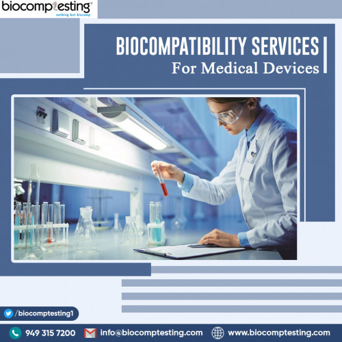 We offer high-quality biocompatibility services for medical devices at reasonable prices. Biocompatibility refers to the interaction of medical devices with human tissues and physiological systems during the treatment process. Get in touch with us for any query.

http://www.biocomptesting.com/industries/