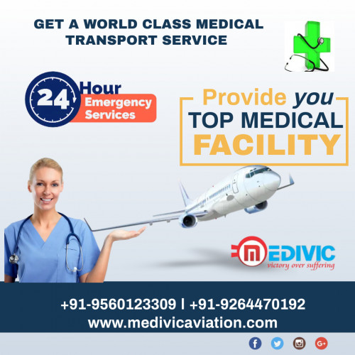 Medivic Aviation Air Ambulance Service in Imphal shifts any class of the patient the resolve the medical emergency. We never hide any information so our service is very transparent. 

More@ https://bit.ly/3H88aRf