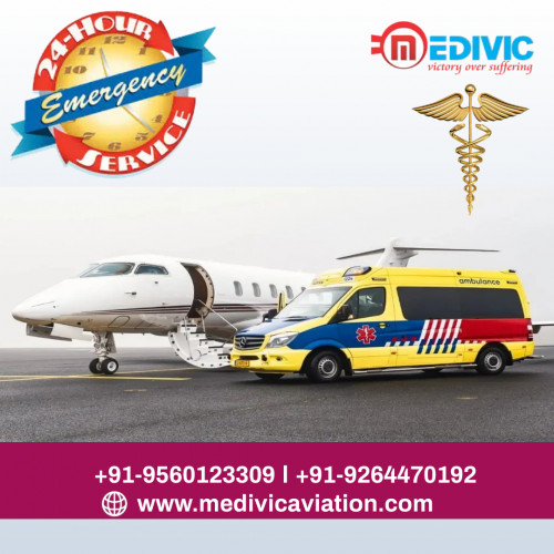 Medivic Aviation Air Ambulance Service in Along is one of the immediate and best medical transport services with a commendable medical setup. So if you want to instant utilize this service then call us now.

More@  https://bit.ly/3xp1MR0