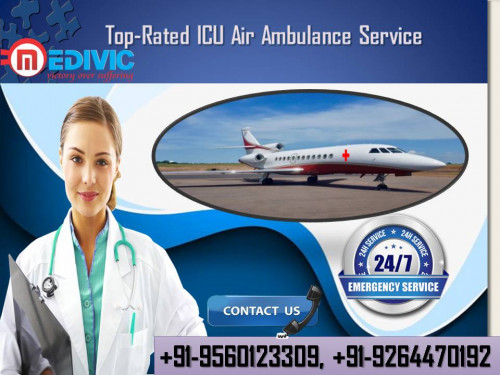 Medivic Aviation Air Ambulance Service in Vellore confers the most advanced and modern medical transport service for the quickest patient transport service for any medical issue.

More@ https://bit.ly/39rCwRW