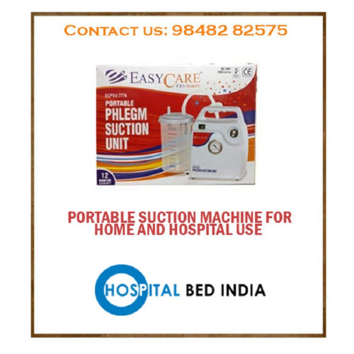 Buy Portable Suction Machine online at best price in India. Get huge discount on Portable Suction Machine, Hospital beds, Air Beds, oxygen concentrators, Foldable & Adjustable Walker, Adult Diapers, Hospital Accessories at Hospitalbedindia.com. 
For More Info Visit : 
http://hospitalbedindia.com
Email Us : mohankmadan@gmail.com
Call : 9848282575