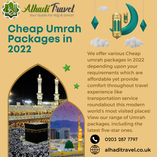 We offer various Cheap umrah packages in 2022 depending upon your requirements which are affordable yet provide comfort throughout travel experience like transportation service roundabout this modern world’s most visited places! View our range of Umrah packages, including the latest five-star ones.
More Detail: https://www.alhaditravel.co.uk/cheap-umrah-packages/
#Cheapumrahpackages2022 #Cheap #umrah #packages #2022
# #travel #transportation #experience #alhaditravel