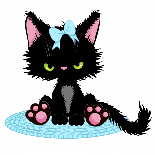 Cute Black Cat 03