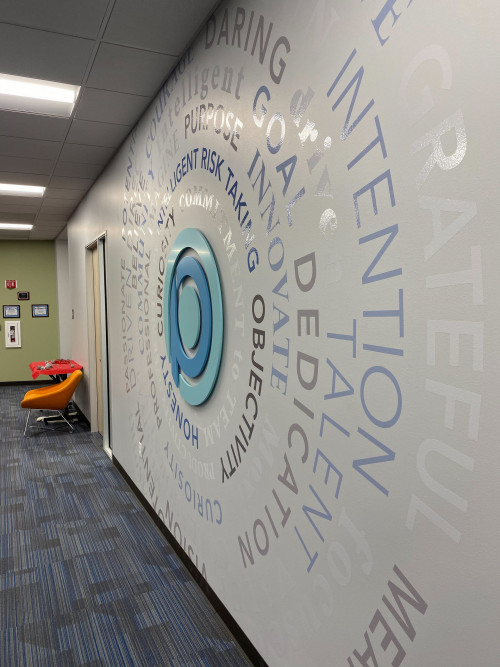Do you under-utilize your wall space? Craft Signworks has the perfect solution for you. Liven up your work environment with bold and enticing wall graphics that are sure to give your organization character.  https://craftsignworks.com/environmental-graphics/wall-graphics/