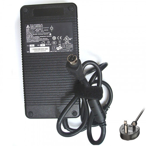 Original 330W 0A001-00610000 Asus UK Adapter Charger
https://www.adapterworld.co.uk/delta-c-1_19/original-330w-0a00100610000-asus-uk-adapter-charger-p-152067.html

Input:	100-240V / 50-60Hz
Voltage-Electric current-Output:	19.5V-16.9A-330W
Size of the plug:	4-Pin
Color:	Black
Condition:	New,100% Original
Warranty:	1 Year Warranty and 30 Days Money Back
Package Include:	1 x Charger Delta / 1 x Cable UK-PLUG
Compatible Model (Not All):	PA-1331-90 LiteOn, 6-51-P3732-010 Clevo, ADP-330AB D Delta Electronics, S93-0409160-D04 MSI, 0A001-00610000 Asus,