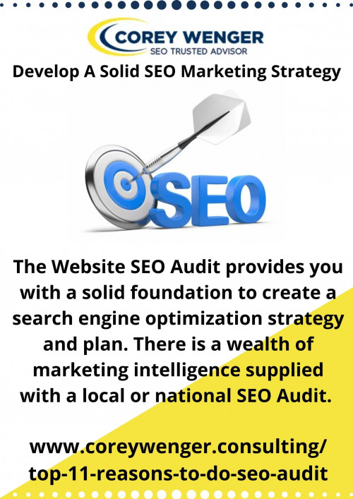Develop A Solid SEO Marketing Strategy