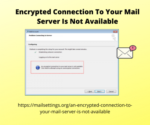 Encrypted Connection To Your Mail Server
