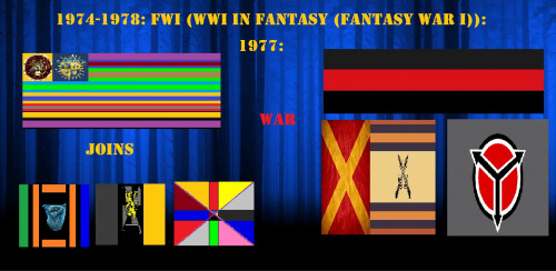 Fantasy War I The United States (USA (United States of Auradon) Joins the Allies and declares War on