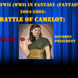 Fantasy-War-II---Events-during-the-Battle-of-Camelot-Arthur-Pendragon-dies-and-Belle-French-Gold-becomes-President