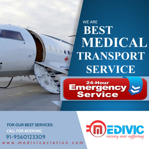 Medivic Aviation Air Ambulance in Dibrugarh offers the standard medical outfits inside the air ambulance service for the pre-hospital care of the patient in any medical emergency and non-emergency situation. Grab this service via a one-phone call by us.

More@ https://bit.ly/2EGzdpi