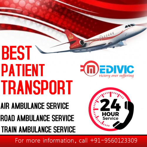 Medivic Aviation Air Ambulance in Coimbatore offers the advanced and suitable medical outfits in our air ambulance for the proper care of the patient while the whole shifting hours at an affordable booking charge.

More@ https://bit.ly/3N1O1OZ