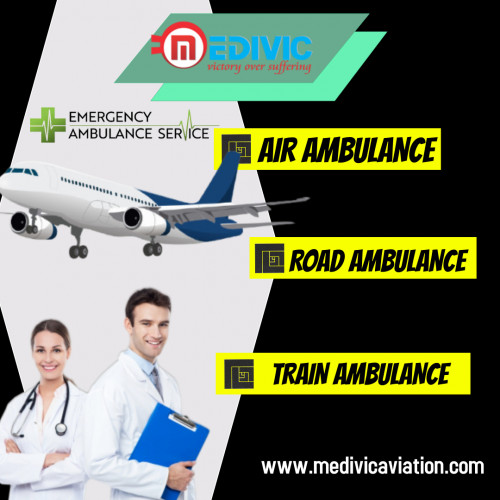 Medivic Aviation Air Ambulance in Raipur provides 24 hours relocation of the patient on time and takes proper care of the patient during the entire shift. We are available 24/7 to assist you whenever you need.

More@ https://bit.ly/2M2nWnG