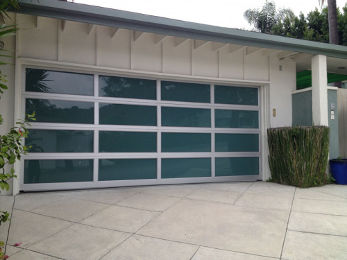 Glass Panel Garage Door (1)