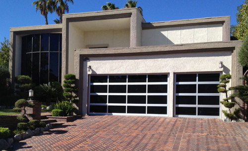 Glass Panel Garage Door (3)