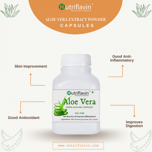 Aloe Vera is known as a wonder plant because it holds many therapeutic properties for health. It not only deals with skin problems it helps you with digestion complications. It is also a good antioxidant and anti-inflammatory. It is quite easy to consume aloe vera in the form of a gel capsule. Start using the Aloe vera gel capsule from Nutriflavin. Buy Now: https://nutriflavin.com/product/aloe-vera-powder-capsules/