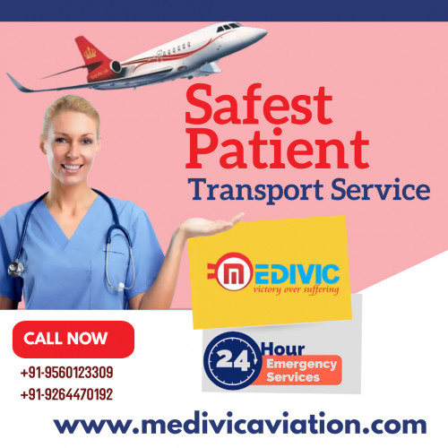 Medivic Aviation Air Ambulance in Pune provides practiced nurses to provide critical treatment inside the Air Ambulance. We provide the trouble-less medical shifting service in entire India.

More@ https://bit.ly/3xYNgkn
