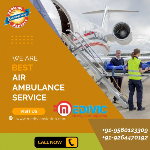 Medivic Aviation Air Ambulance in Bagdogra is always offering the best medical rescue service with modern medical outfits at suitable booking costs. So as per your requirement take the most convenient medical transport service by us.

More@ https://bit.ly/2PwX9MC