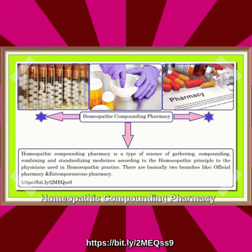Homeopathic compounding pharmacy is a type of science of gathering, compounding, combining and standardizing medicines according to the Homoeopathic principle to the physicians used in Homoeopathic practice.https://bit.ly/2MEQss9