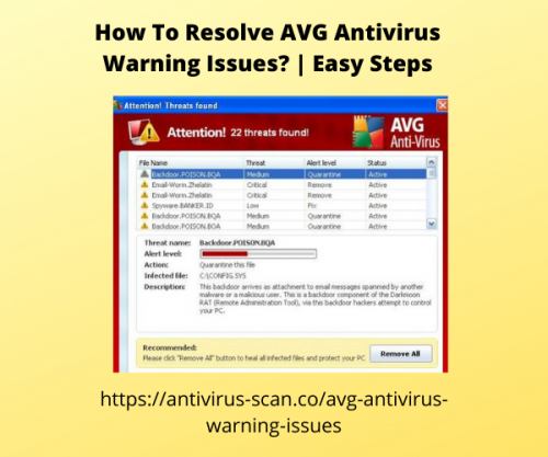 How To Resolve AVG Antivirus Warning Issues?