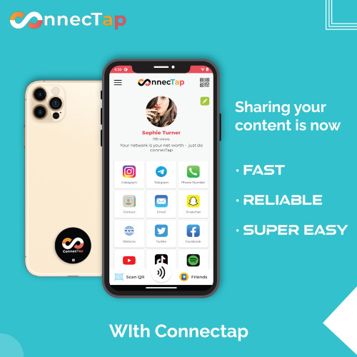 ConnecTap is a supereasy way of Sharing Social links and contact details. It allows you to share your business profile and important information quickly. With our app you can instantly customize your profile and links anytime. TAG can be used by anyone in any industry to instantly share a customizable, all in one social profile. The person receiving your information does not need an App or Smart product to receive it. https://apps.apple.com/us/app/connectap/id1589908148