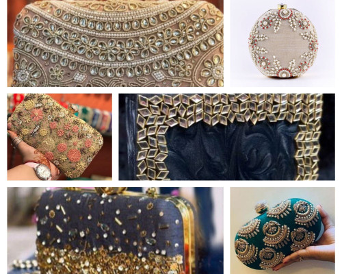 Your wedding outfit may look incomplete without that perfect bridal bag! A clutch bags are an elegant accessory that completes as well as complements your dress code and instills a level of confidence in you, no matter what you wear. Whether you want them in vibrant shades or softer ones, with embellishments or in simple classic design, at Indian wedding saree online store is one to cater to the preference of everyone. Choose from the excellent collection, as they are a steal this season. Shop now @ https://www.indianweddingsaree.com/women-accessories/handbags-clutches