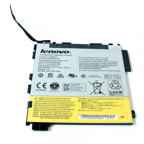 Original Batería Lenovo Miix 2-11 59413201 59-410849 59408358 36Wh
 https://www.es-adaptador.com/original-bater%C3%ADa-lenovo-miix-211-59413201-59410849-59408358-36wh-p-76024.html 
Info producto
Tipo: Li-ion
Voltaje (Volt): 7.4 Volt
Capacidad: 36Wh / 4950mAh
Color: Negro
Condición: Nuevo,100% Original
Garantía: 6 meses de garantía y 30 días de devolución de dinero
Paquete incluido:
1 x Batería Lenovo(con herramientas)
Modelo Compatible:
LENOVO L13M2P23 L13S2P21 121500233 121500232