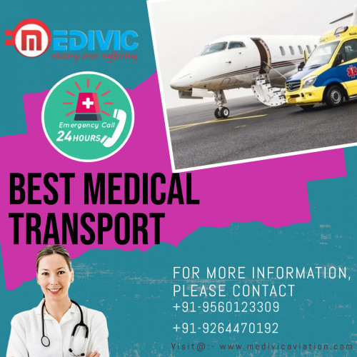 Medivic Aviation Air Ambulance Service in Aurangabad provides superior health care facilities that proper care to the sufferer inside the Air Ambulance. If you are in need then, book the emergency service anytime via us.

More@ https://bit.ly/3QpGJq1