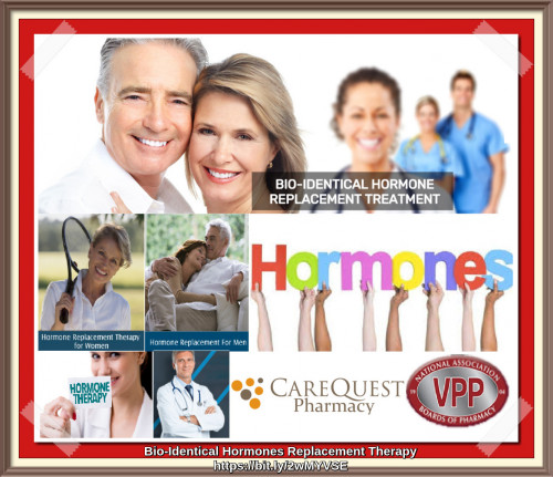 CareQuest Pharmacy is best amongst other spots for Bio- identical hormones replacement treatment (BHRT) center, where our register pharmacists care each of our patients independently.shorturl.at/RS035