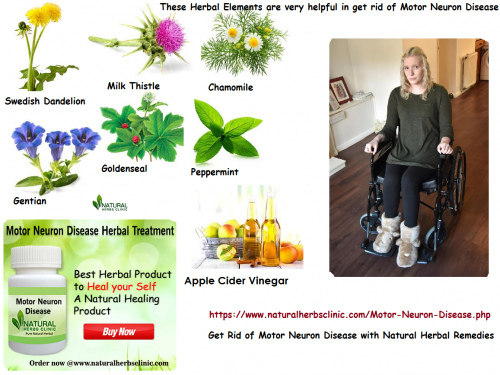 Herbal bitters such as Swedish dandelion, gentian, bitters, milk thistle, chamomile, goldenseal, peppermint, and also apple cider vinegar are the most helpful herbal aliments used in Natural Remedies for Motor Neuron Disease... https://herbsnaturalclinic.weebly.com/blog/natural-remedies-for-motor-neuron-disease