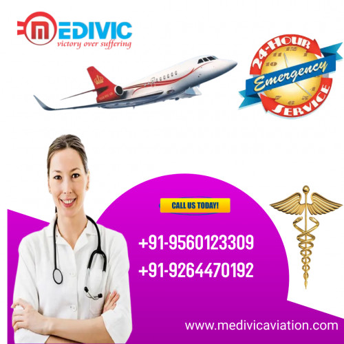 Medivic Aviation Air Ambulance Service in Dibrugarh provides evacuation service availability round-the-clock for the safe shifting of the patient under the expertise of medical staff that takes complete responsibility. 

More@ https://bit.ly/2EGzdpi