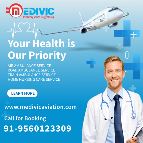 Medivic Aviation Air Ambulance Service in Kochi offers the uncomplicated medical transport service with all numerous medical aid for the proper care of the patient while the shifting hour.
More@ https://bit.ly/3Npwksa