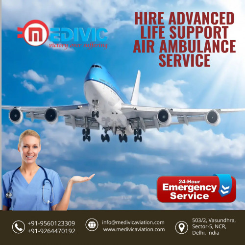 Medivic Aviation Air Ambulance Service in Aurangabad renders the advanced and topmost emergency and non-emergency medical transport service with all curative outfits for stress-free transportation purposes.

More@ https://bit.ly/3GmDhb6