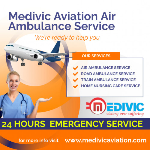 Medivic Aviation Air Ambulance Services in Raipur always provide risk-free transportation to the patients for prompt relocation. Our transportation service is the most suited for the patients as we offer low-cost booking processes.

More@ https://bit.ly/3M0itHK