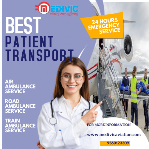 Medivic Aviation Air Ambulance Service in Gorakhpur offers a commendable medical transport service with all advanced medical support for the safe shifting of the patient at any medical issue. We always try to resolve the issue and provide the best care during shifting hours.

More@ https://bit.ly/3N5piJl