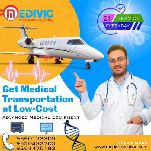 Medivic Aviation Air Ambulance services in Lucknow is offering the most commendable medical transport service with all curative care for the immediate patient shifting purpose at the real cost.

More@ https://bit.ly/3lbq8b7