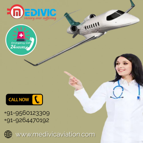 Medivic Aviation Air Ambulance in Bhopal is 24 hours rendering the most available patient transfer service to evacuate the injured people in an emergency and shift them quickly. 

More@ https://bit.ly/2PNWOp7