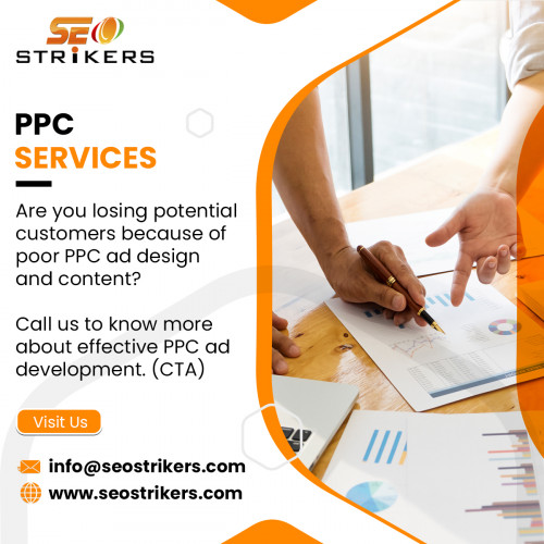 Being a leading Best PPC Company in USA ,SEOStrikers drives your sales and lead generation efforts with the best PPC campaign management services.Improve Your Targets. Professional PPC Strategy Consultation. 

For more information, Contact us today:
Phone: 646 396 1719
Visit: http://www.seostrikers.com/ppc.html