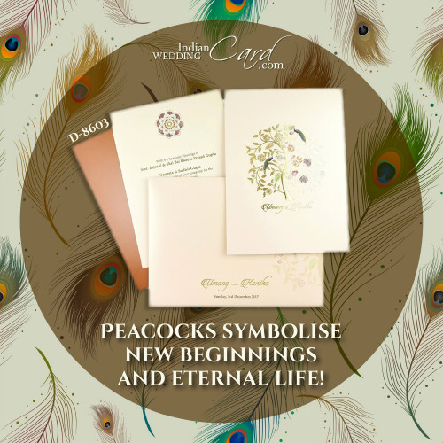 Celebrate your new beginnings and rejoice in beautiful Peacock Themed Wedding Cards by Indian Wedding Card Online Store! Place an order now and choose from thousands of great designs. Visit @ https://www.indianweddingcard.com/Peacock-Wedding-Invitations.html